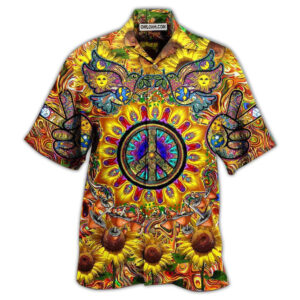 Hippie Sunflowers Love Sunshine Yellow